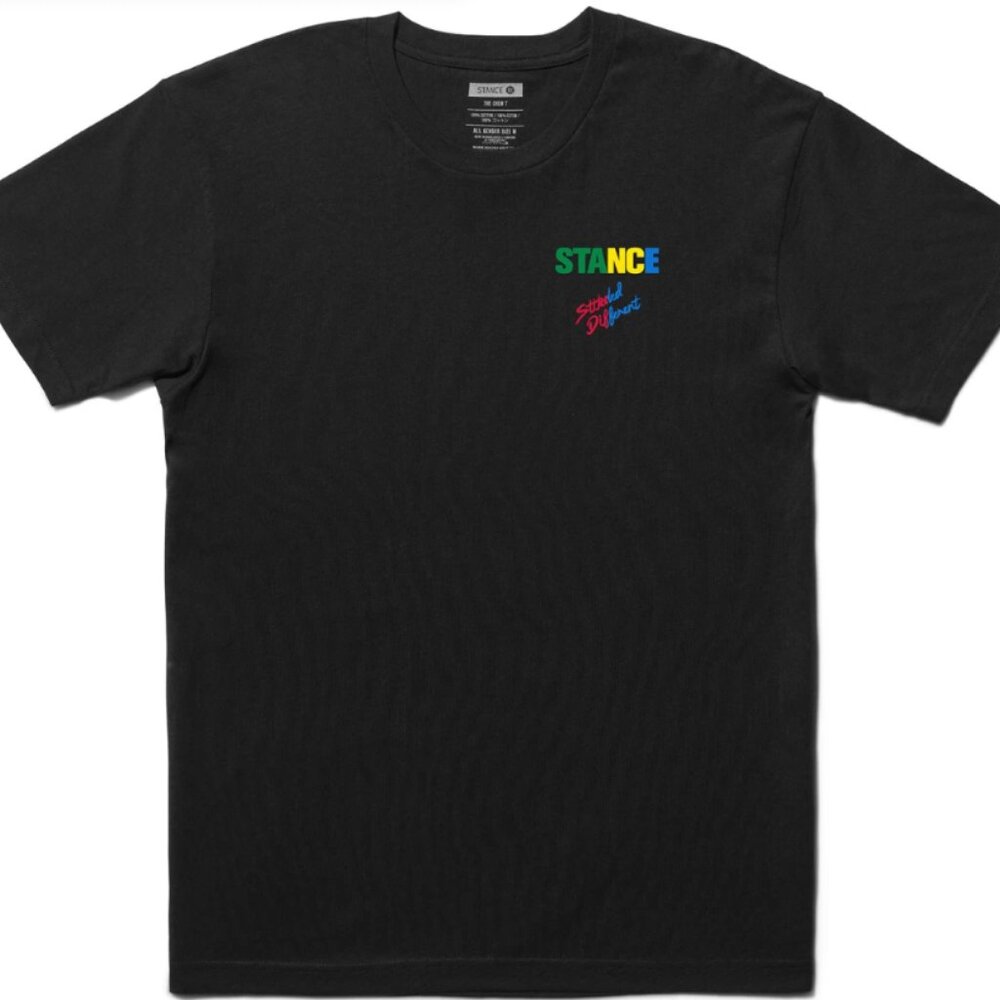 Stance X Queen Hot Space Graphic T-shirt Adult Short Sleeve Stitched Different